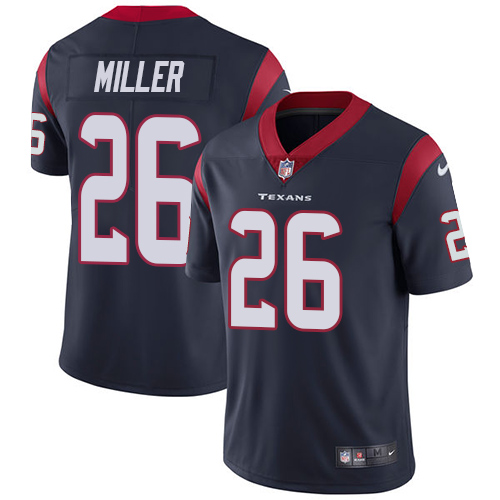 Men's Houston Texans #26 Lamar Miller Navy Blue Vapor Untouchable Limited Stitched NFL Jersey